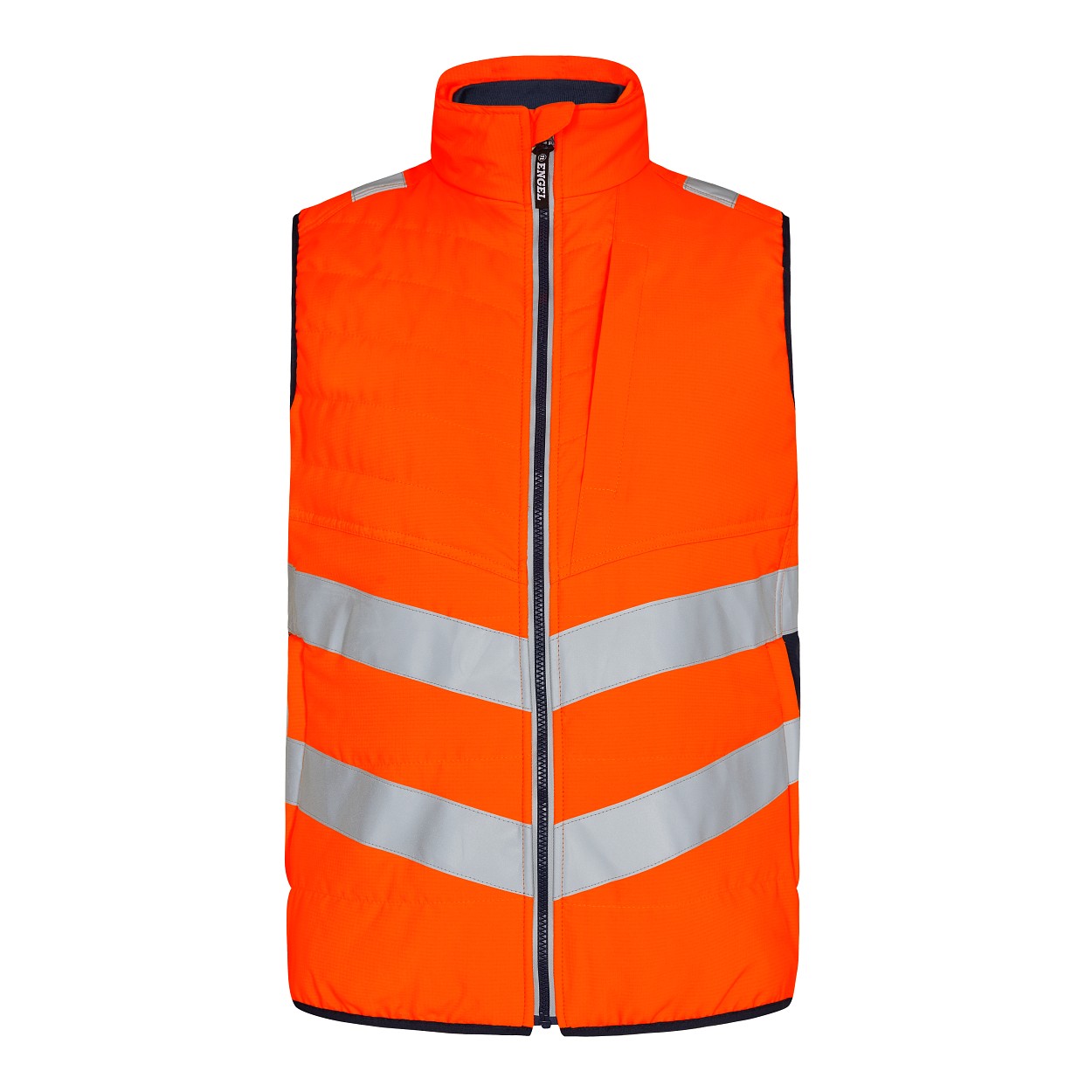 ENGEL Safety Stepp-Innenweste in Orange/Blue ink, Größe XS