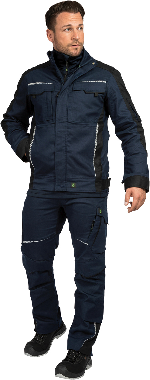 Bundjacke Flex Line Marine/Schwarz FLEXJ, Gr. 2XL von Leibwächter