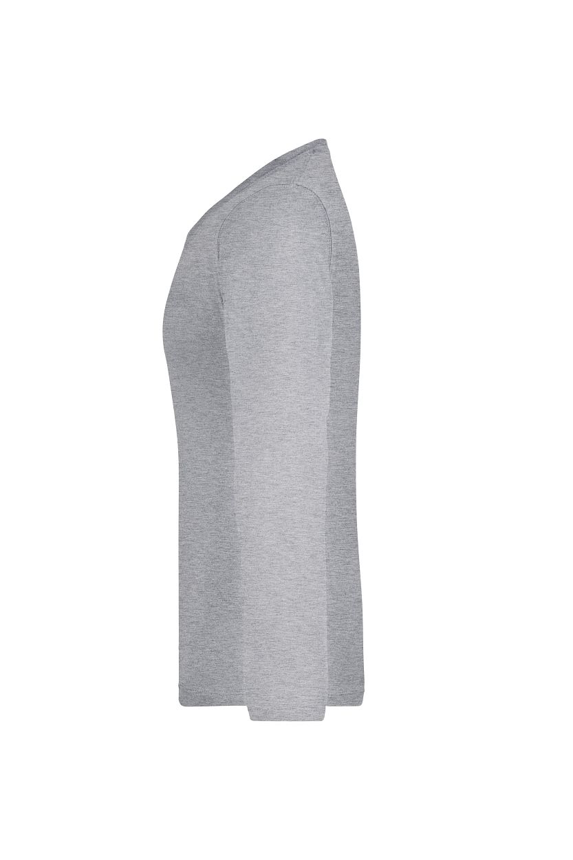 Ladies' Shirt Long-Sleeved Medium "JN903" in Grey-Heather, Größe 3XL - Daiber