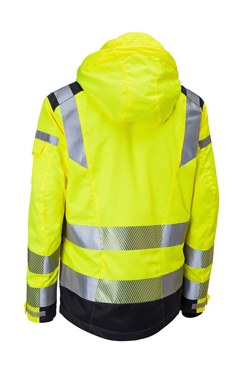 KÜBLER REFLECTIQ Wetterjacke SYMPATEX® PSA 2 KÜBLER REFLECTIQ Wetterjacke SYMPATEX® PSA 2 in Warnrot / Schwarz, Größe 4XL