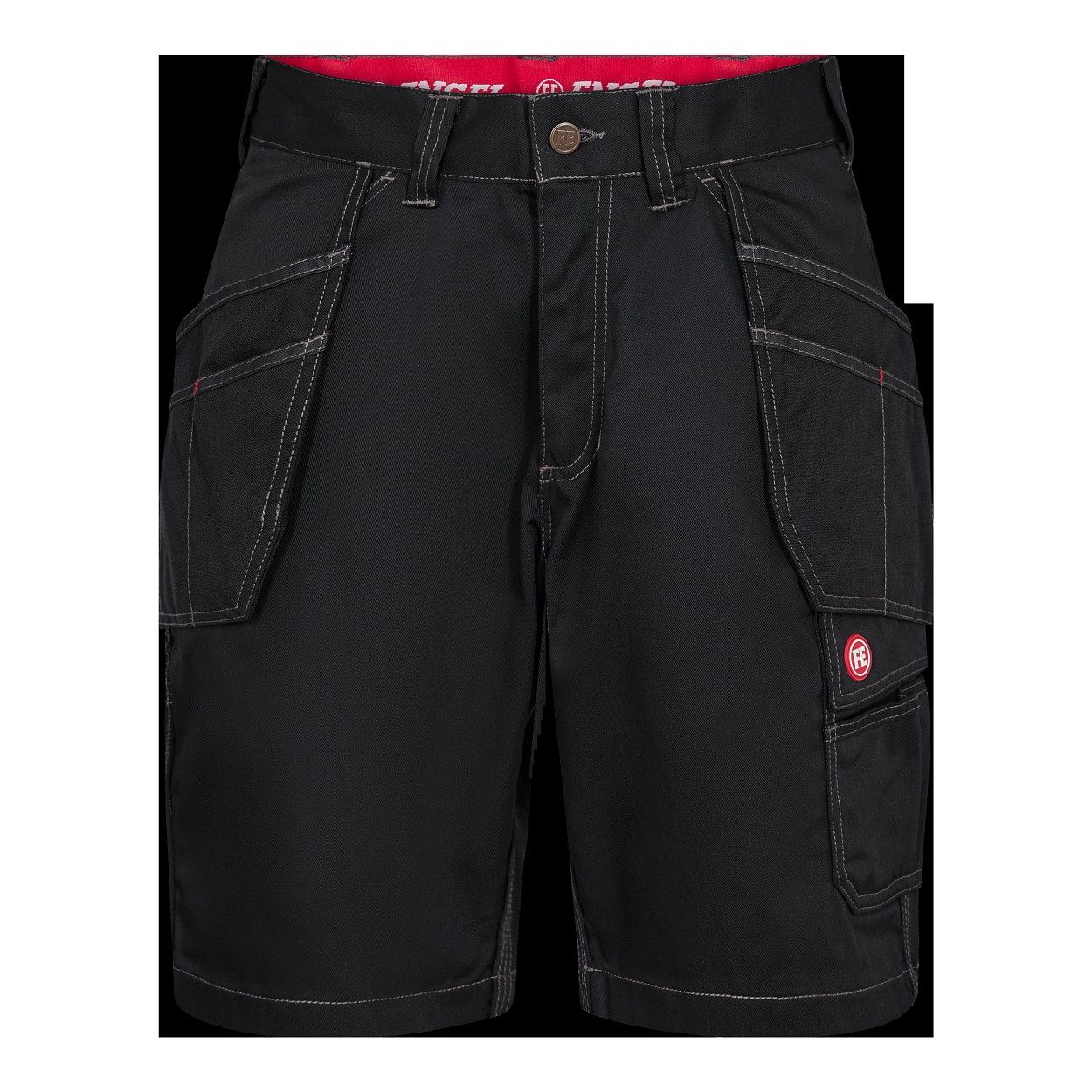 ENGEL Combat Arbeitsshorts mit Holstertaschen in Schwarz, Größe 54