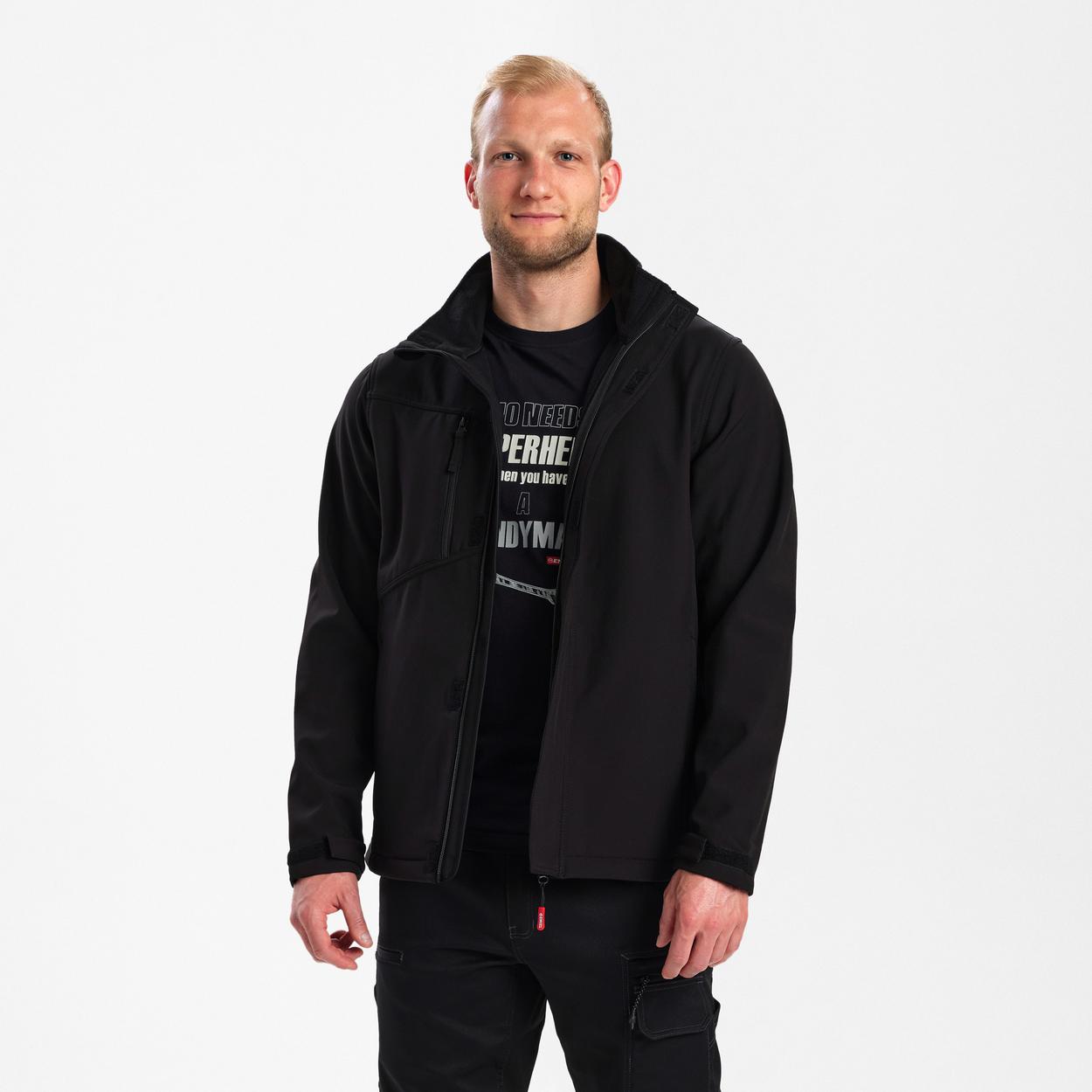 ENGEL Extend Softshelljacke in Schwarz, Größe XS