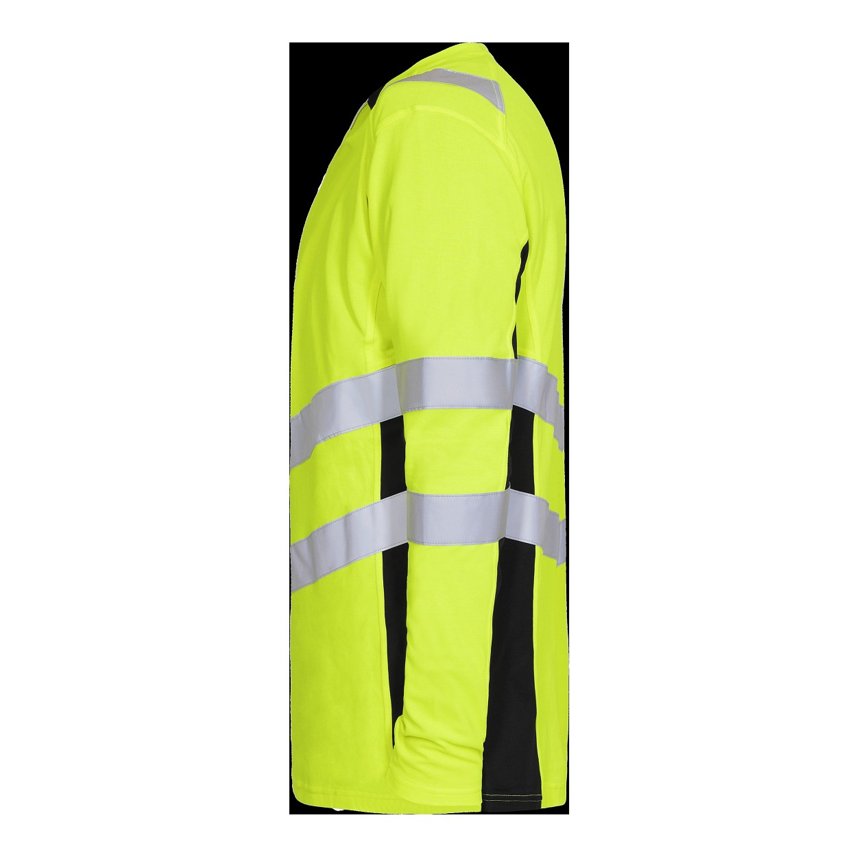 ENGEL Safety Langarm-Shirt in Gelb/Schwarz, Größe XS