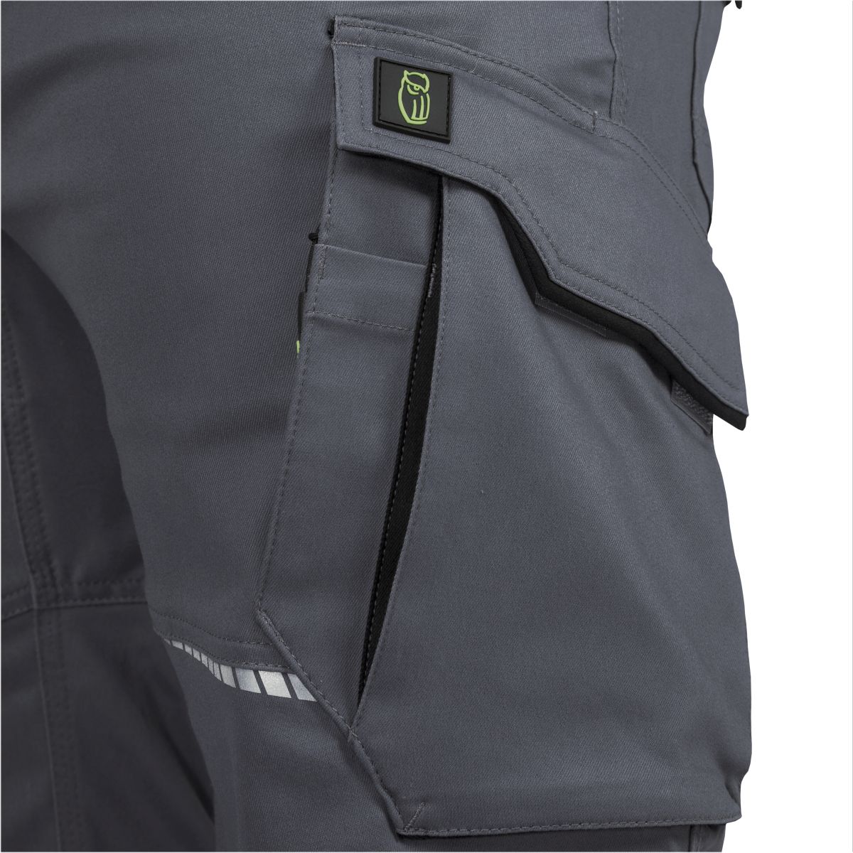 Damen Shorts Flex Line Grau/Schwarz FLXDK, Gr. 52 von Leibwächter