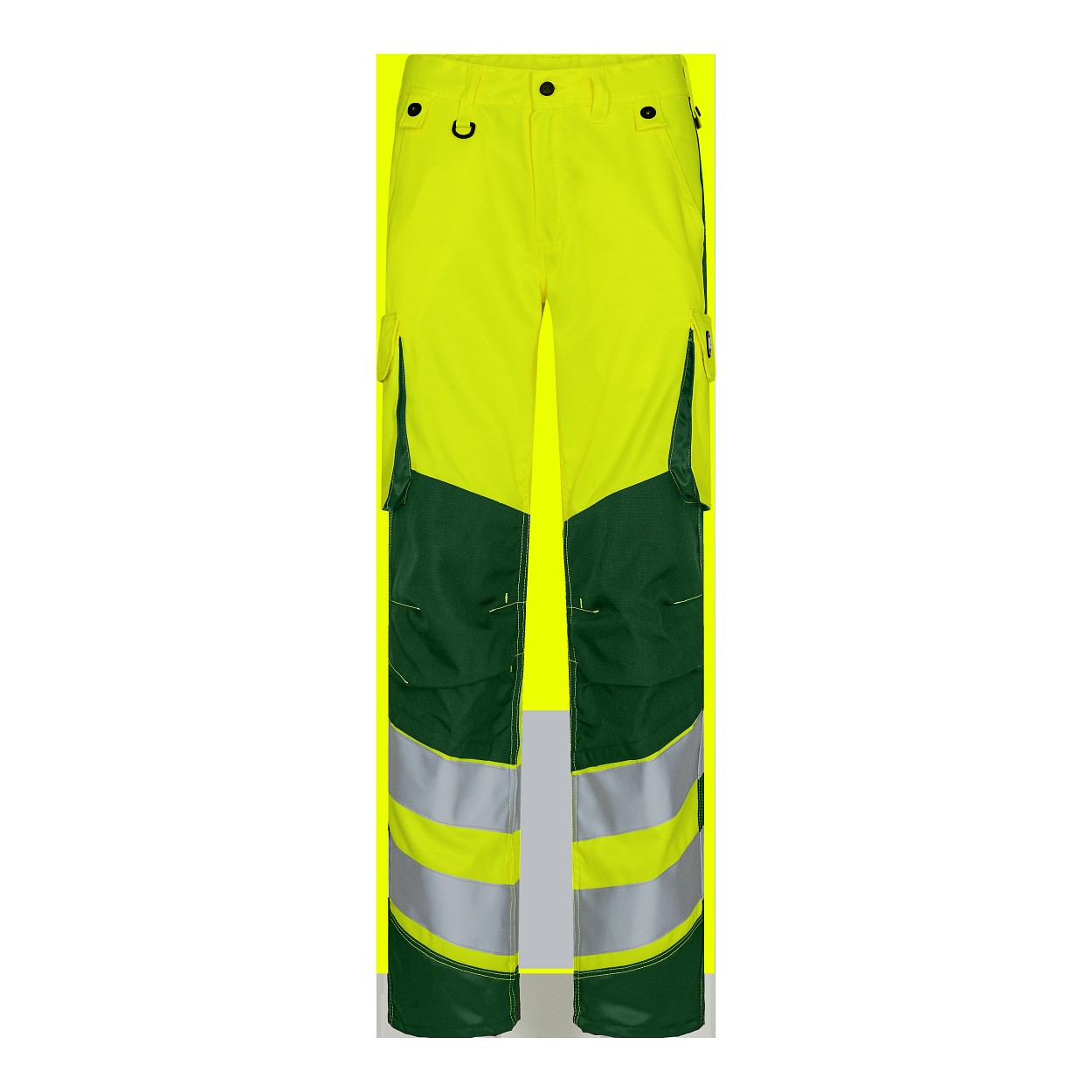 ENGEL Safety Light Damen Arbeitshose in Gelb/Grün, Größe 48