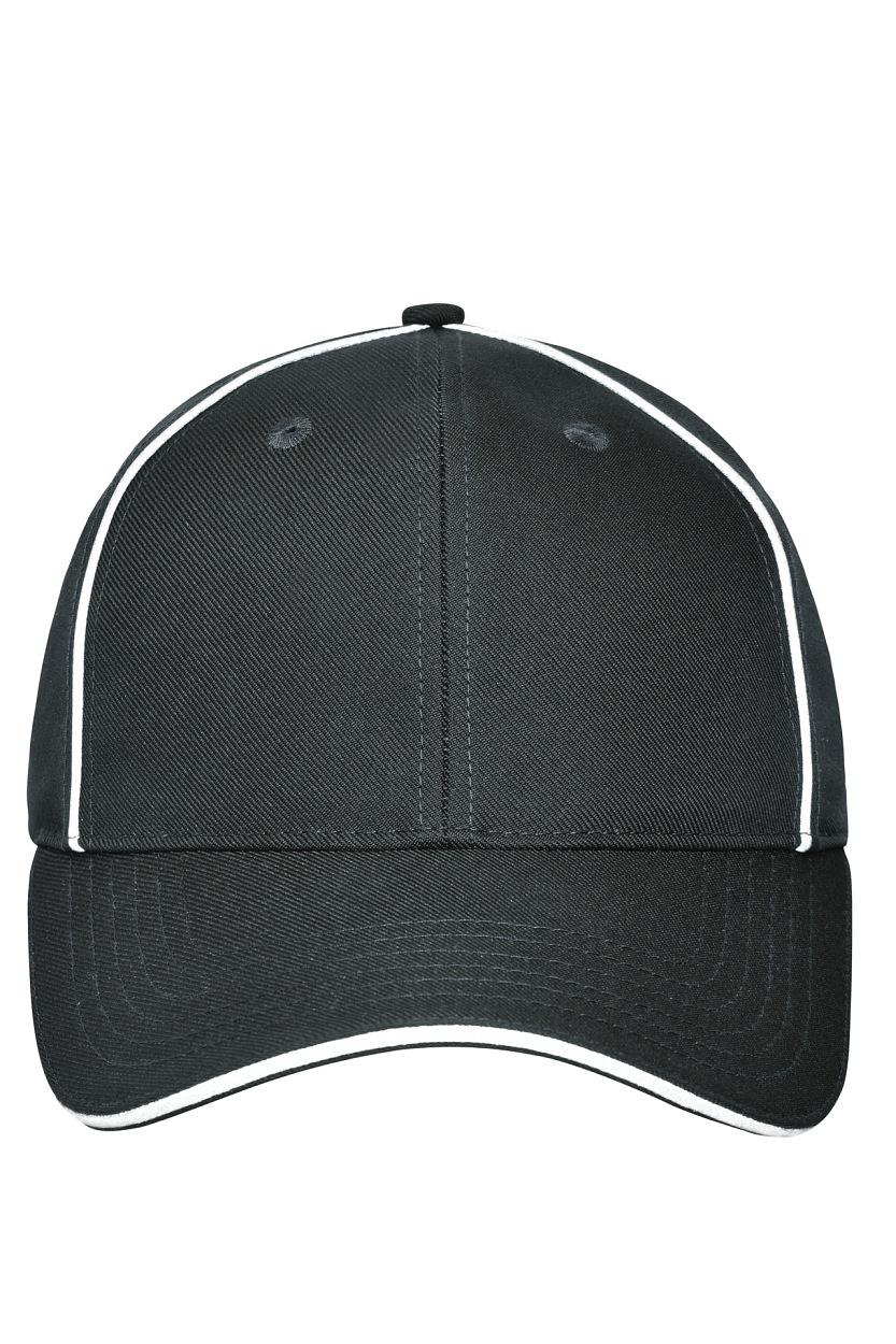 6 Panel Workwear Cap - SOLID "MB6234" in Carbon, Größe One Size - Daiber