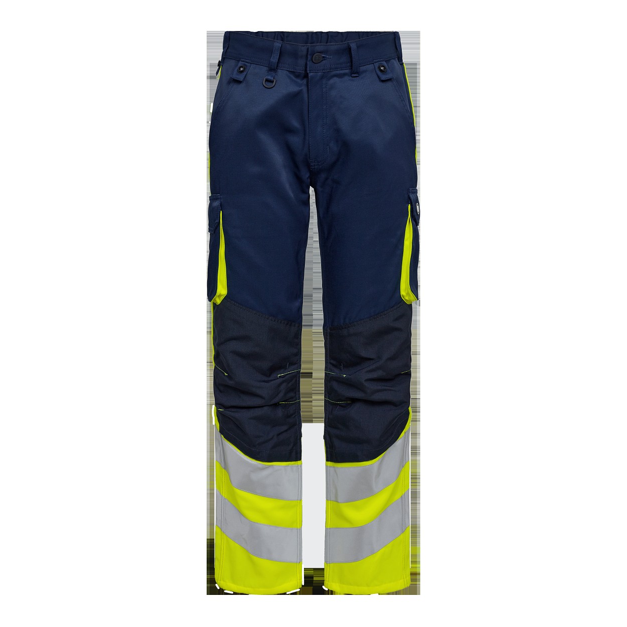 ENGEL Safety Light Arbeitshose in Blue Ink/Gelb, Größe 106