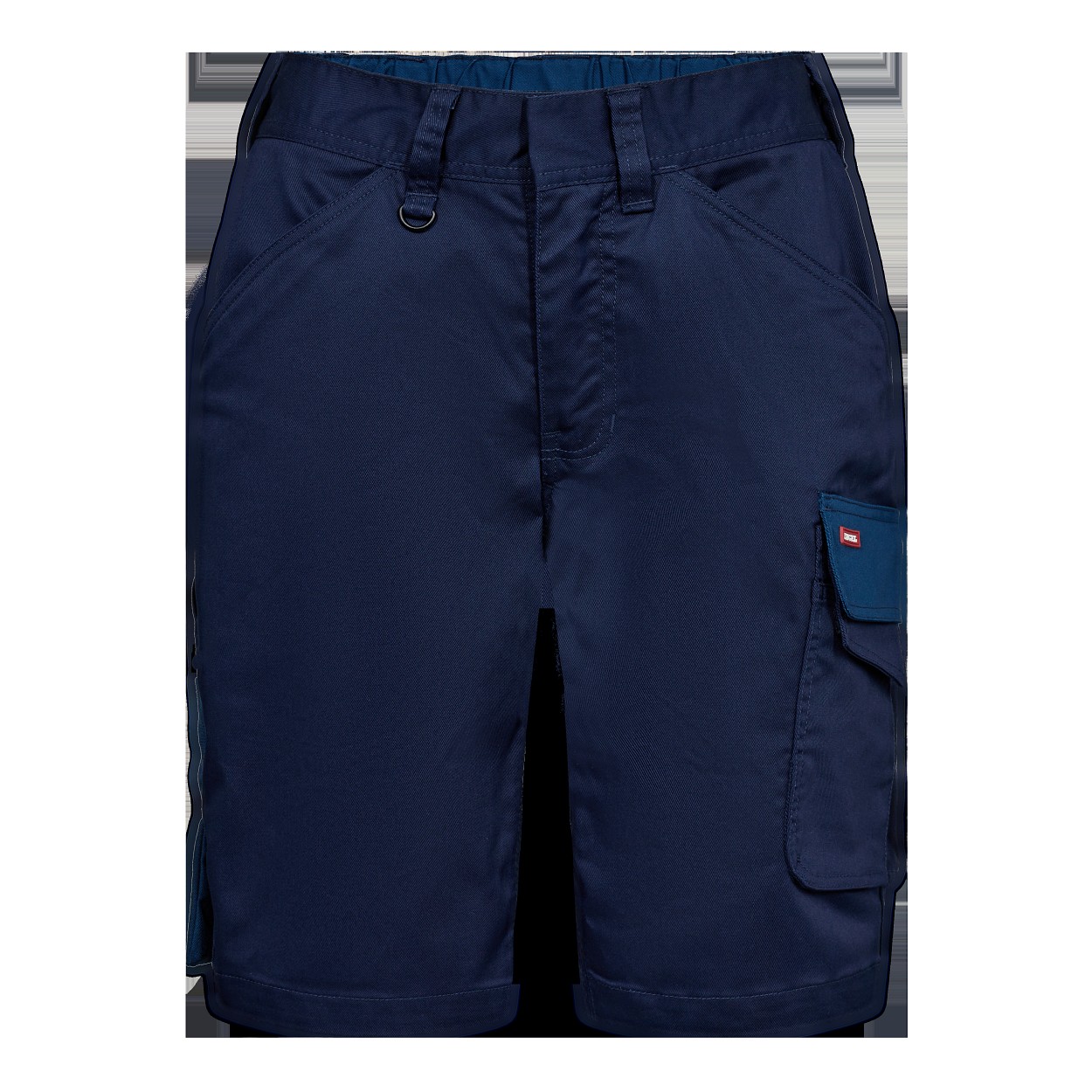 ENGEL Galaxy Damen Arbeitsshorts mit 2-Wege-Stretch in Blue Ink/Dark Petrol, Größe 48