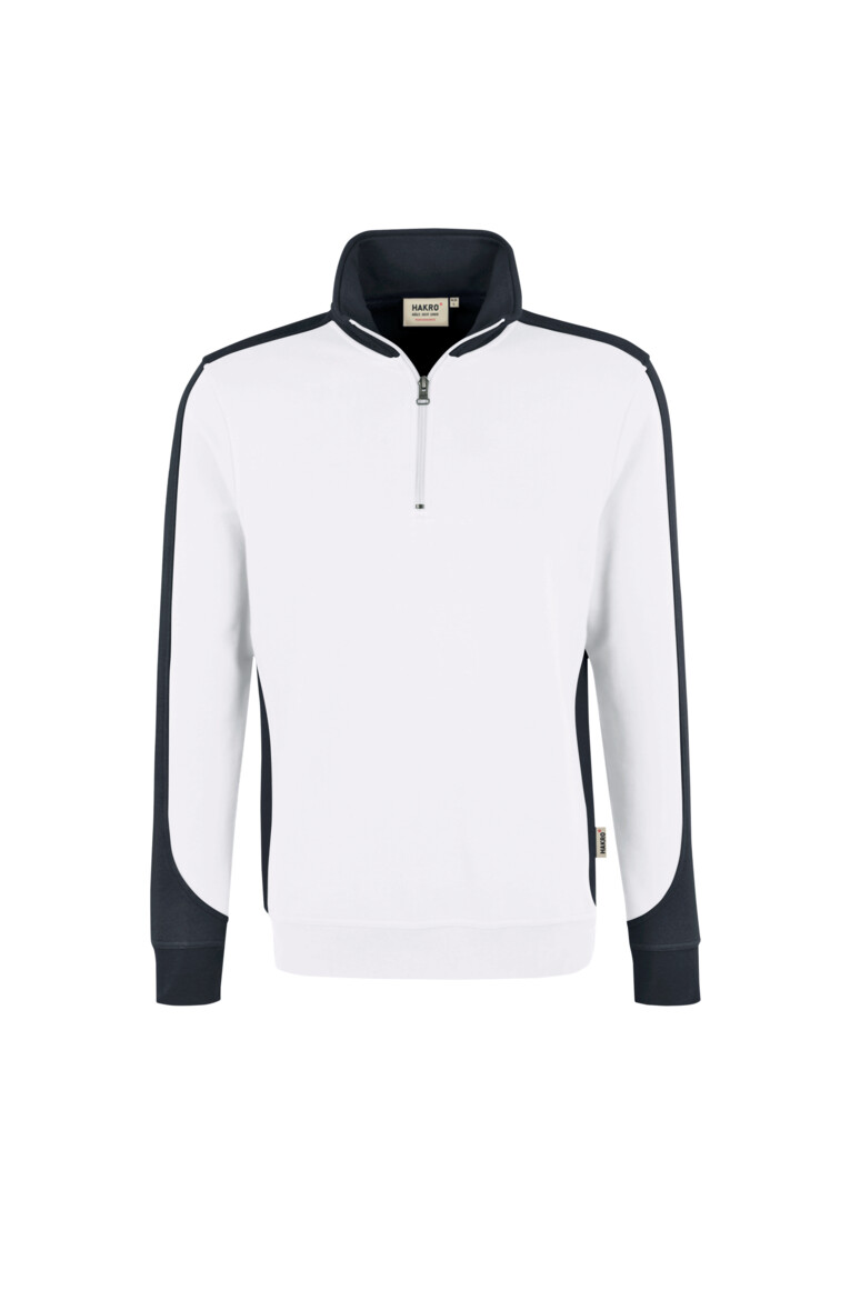 HAKRO 476 Zip-Sweatshirt Contrast MIKRALINAR®
