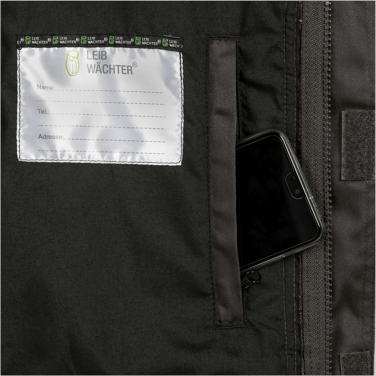 Weste FLEXV28 Flex Line in Anthrazit/Schwarz, Gr. 3XL von Leibwächter Weste FLEXV28 Flex Line in Anthrazit/Schwarz, Gr. 2XL von Leibwächter