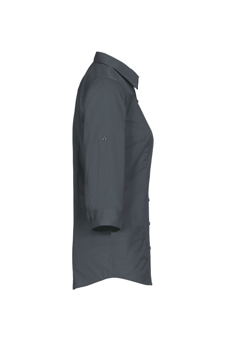 HAKRO 120 3/4-Arm-Vario Bluse MIKRALINAR® in Anthrazit, Größe 6XL