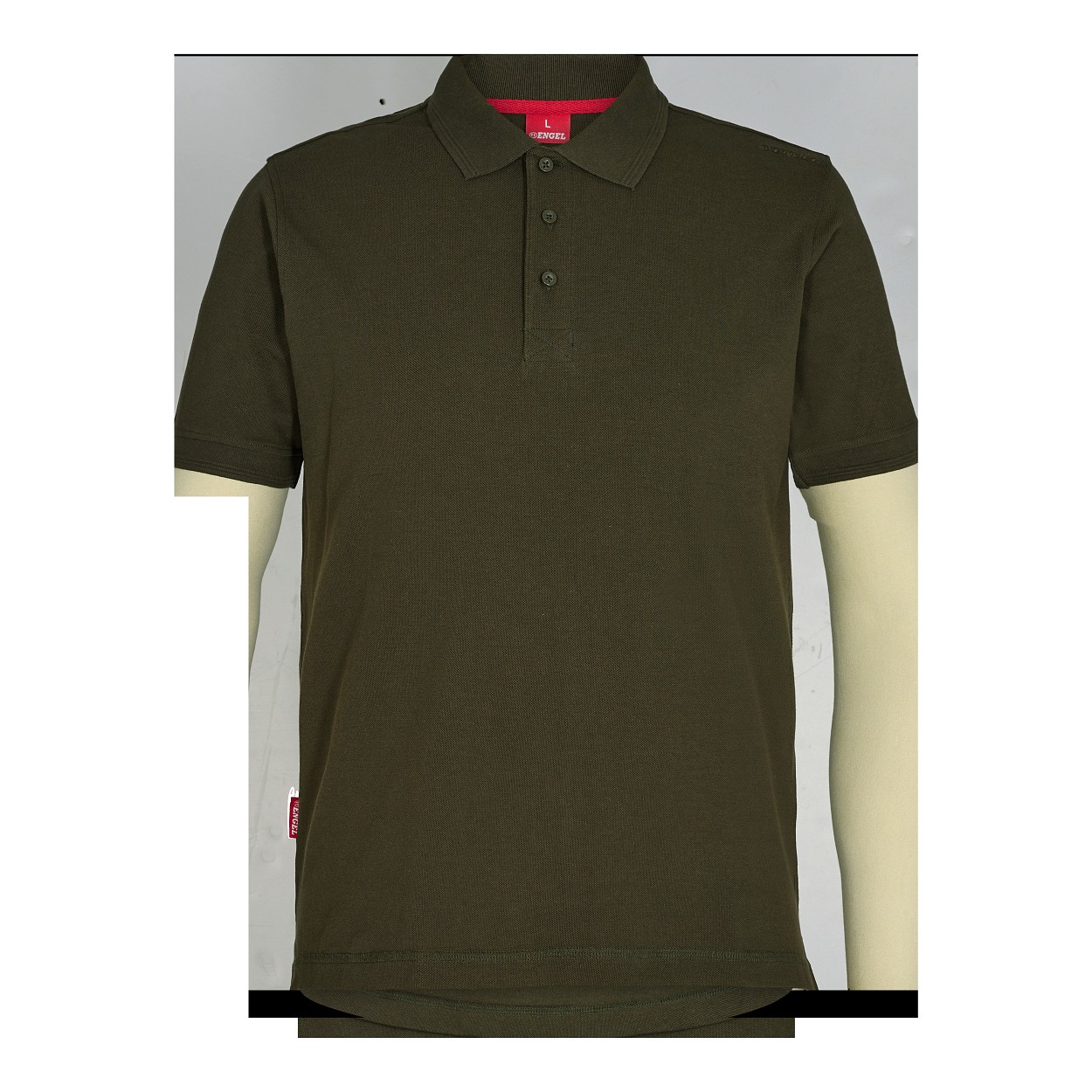 ENGEL Extend Poloshirt in Forest Green, Größe XS