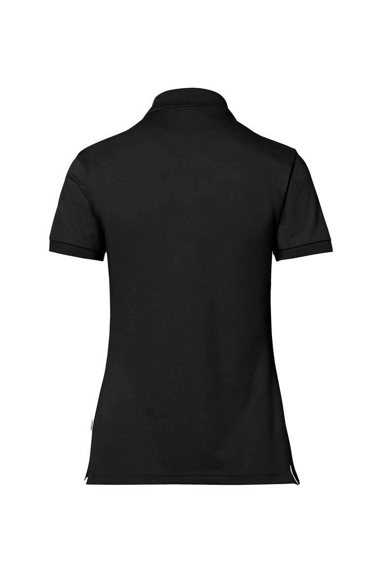 HAKRO 214 COTTON TEC® Damen Poloshirt in Schwarz, Größe 3XL