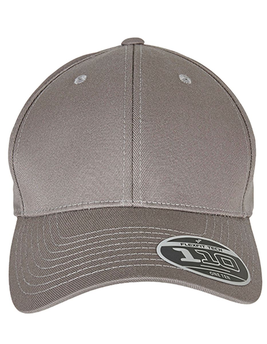 FLEXFIT 110 Curved Visor Snapback in Grey, Größe One Size