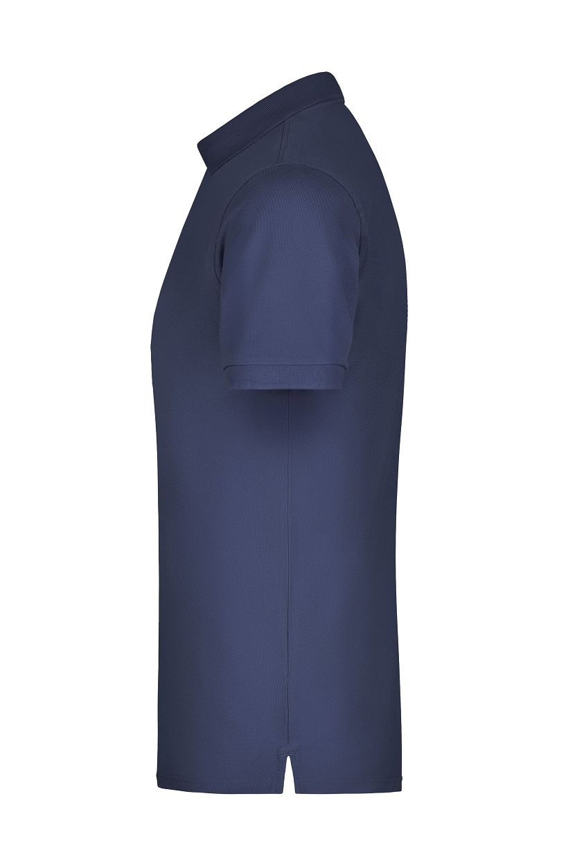 Men's Elastic Polo Piqué "JN710" in Navy, Größe 3XL - Daiber