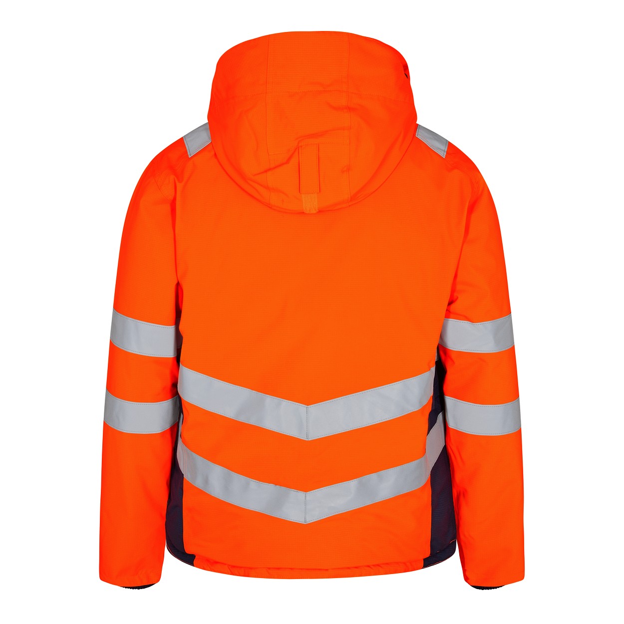 ENGEL Safety Winterjacke in Orange/Blue ink, Größe XS