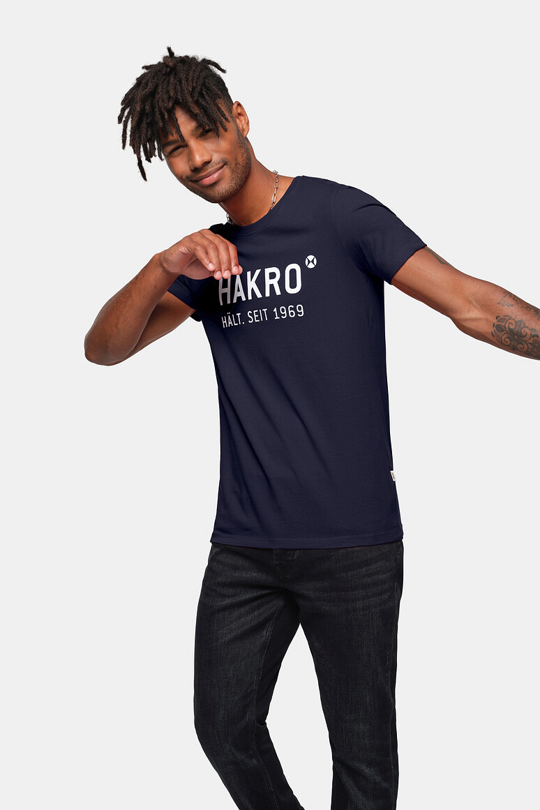HAKRO 1969 T-Shirt Logo in tinte, Größe 3XL