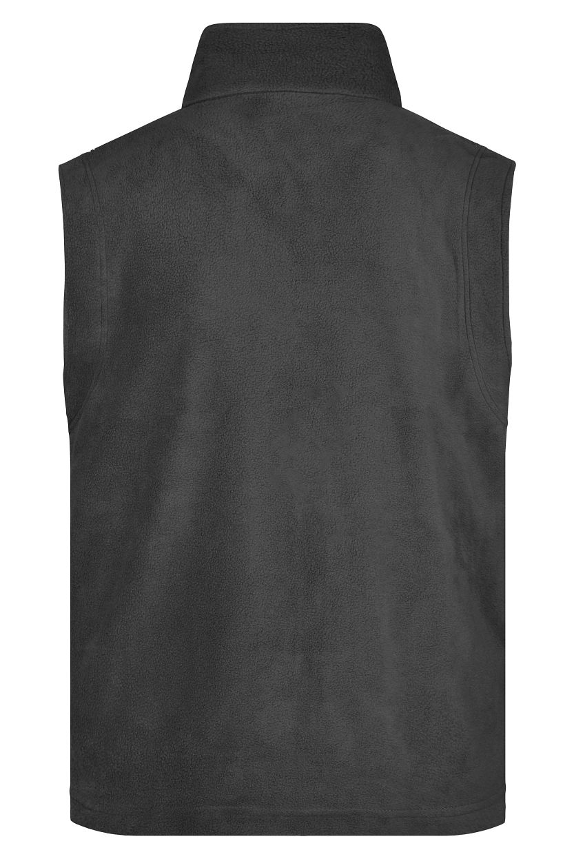 Fleece Vest "JN045" in Dark-Grey, Größe 4XL - Daiber