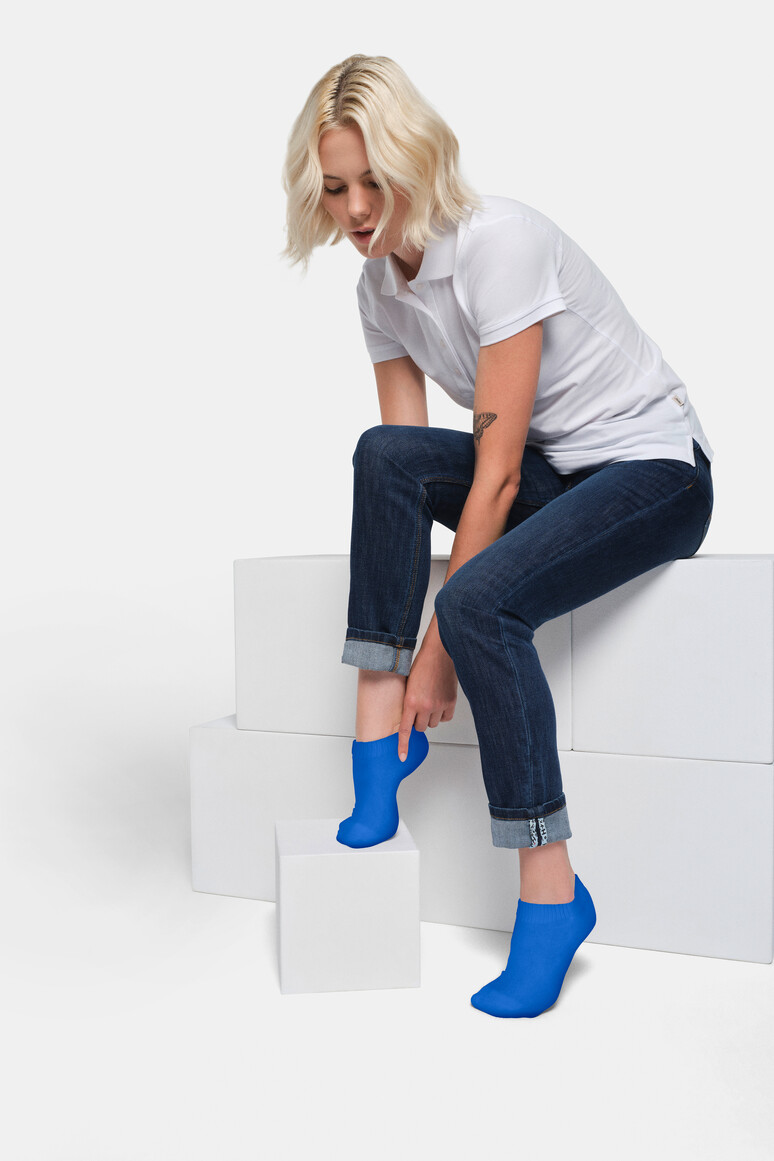 HAKRO 975 Socken Essentials in Royalblau, Größe L