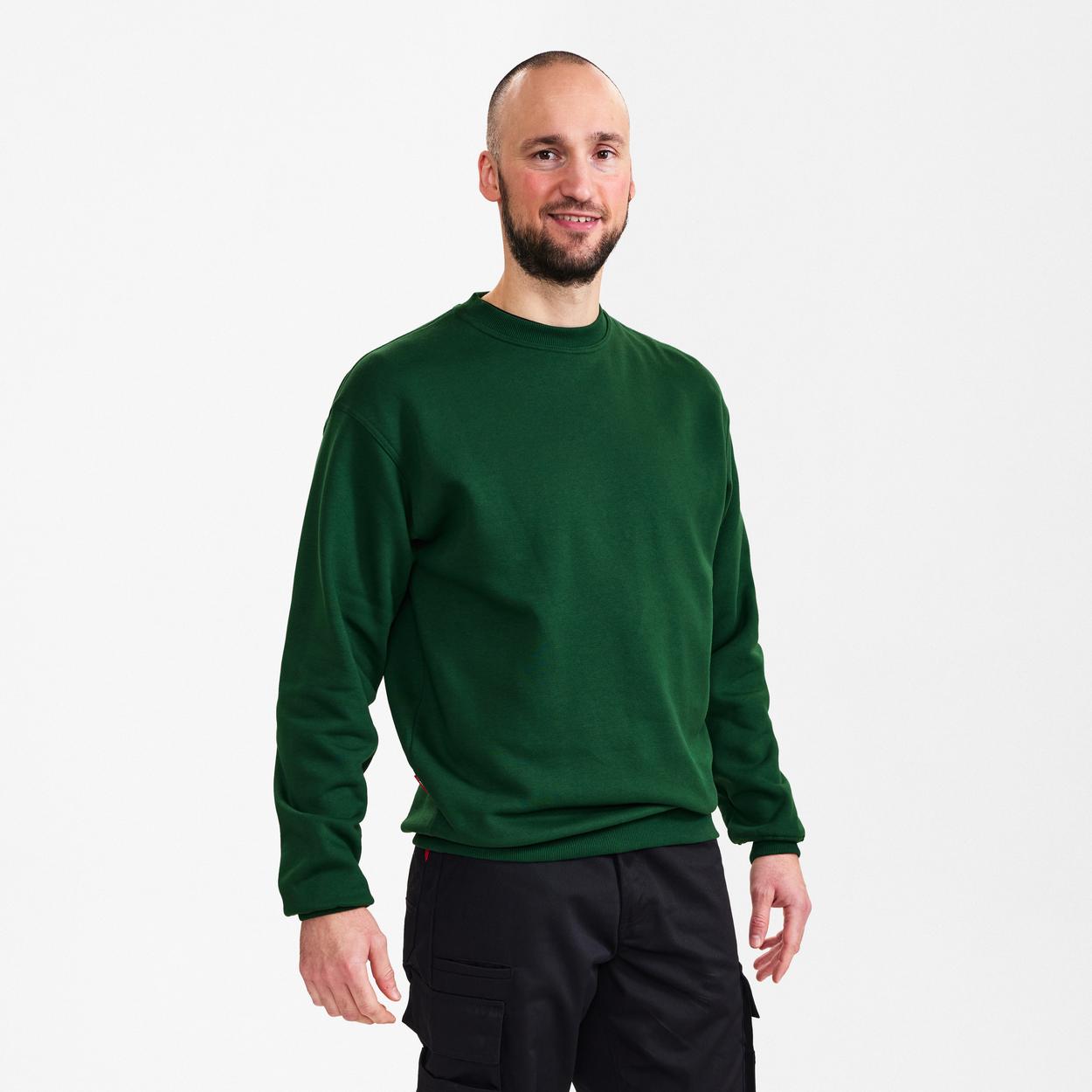 ENGEL Extend Sweatshirt in Grün, Größe XS