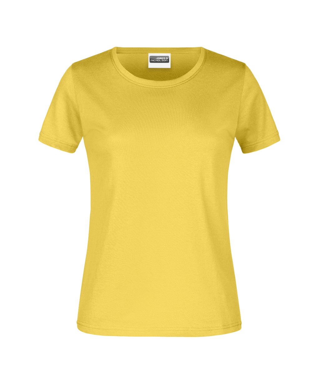 JN789 Promo T-Shirt Lady 180 in Yellow, Größe 2XL von James & Nicholson