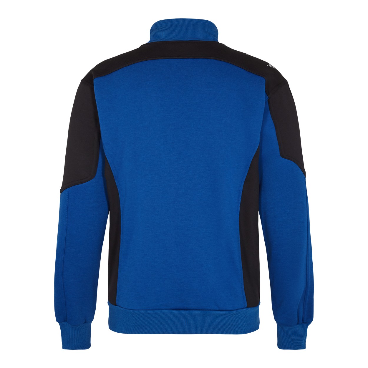 ENGEL Galaxy Sweatcardigan mit Kragen in Surfer Blue/Schwarz, Größe XS