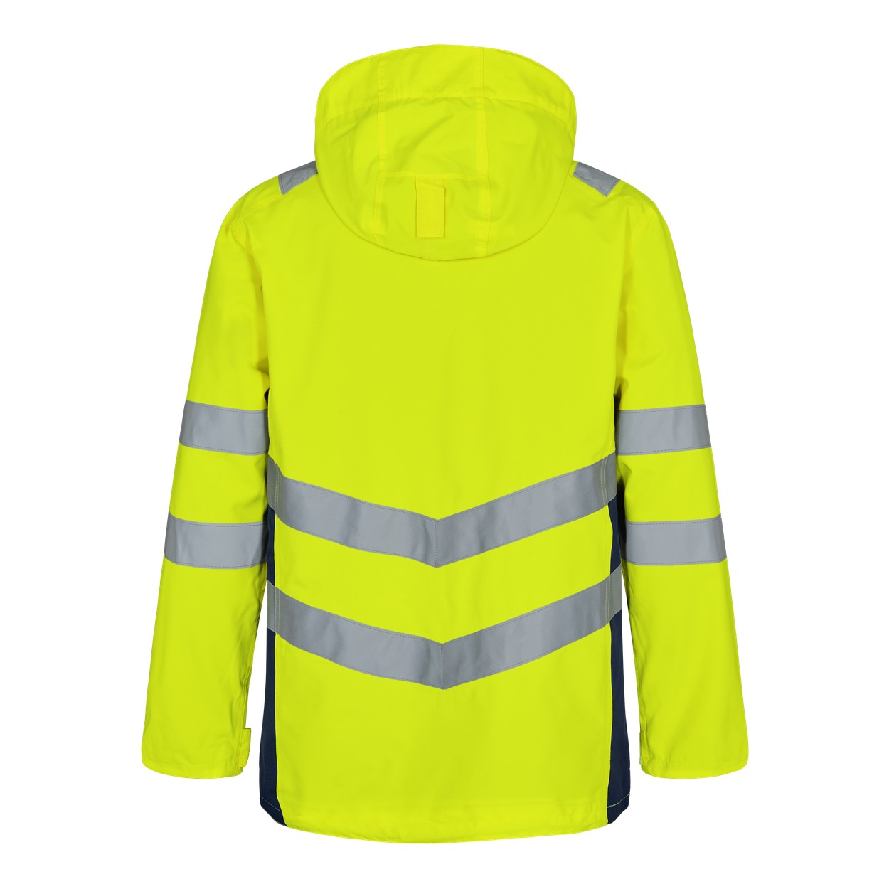 ENGEL Safety Shellparka in Gelb/Blue Ink, Größe XS