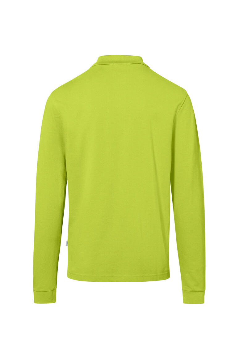 HAKRO 817 Pocket-Longsleeve-Polo MIKRALINAR® ECO in Kiwi, Größe 6XL