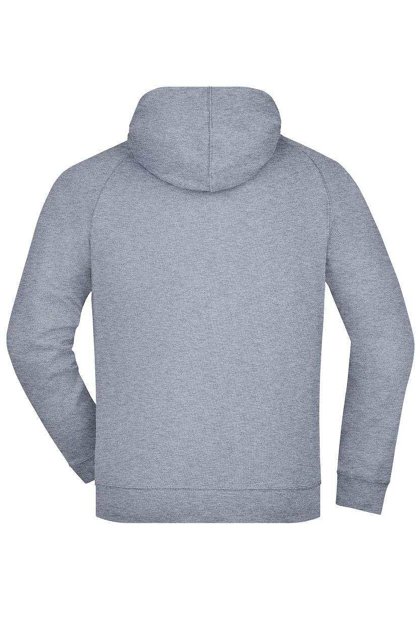 Hooded Jacket "JN059" in Grey-Heather, Größe 3XL - Daiber