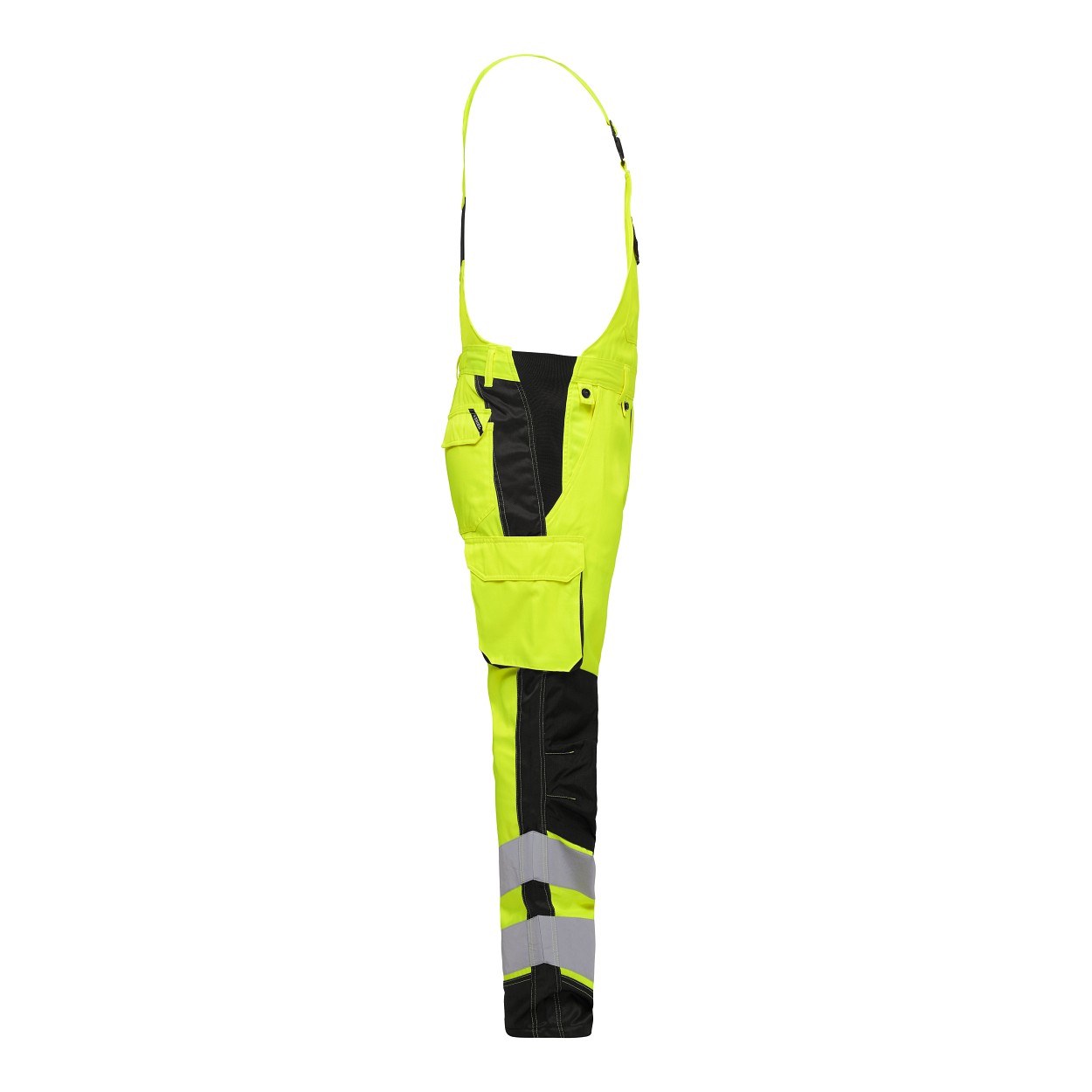 ENGEL Safety Light Latzhose in Gelb/Schwarz, Größe 106