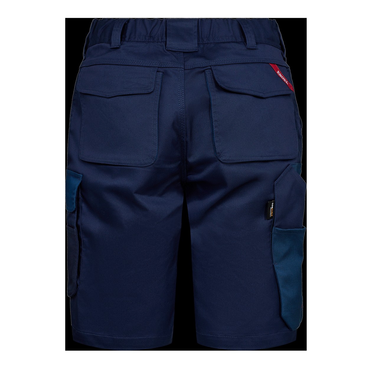 ENGEL Galaxy Damen Arbeitsshorts mit 2-Wege-Stretch in Blue Ink/Dark Petrol, Größe 48