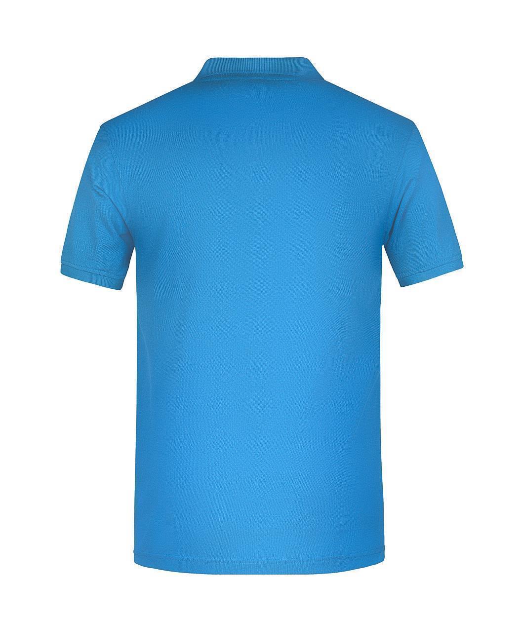 Men's ORGANIC Workwear Polo OCS Blended "JN874" in Aqua, Größe 6XL - Daiber