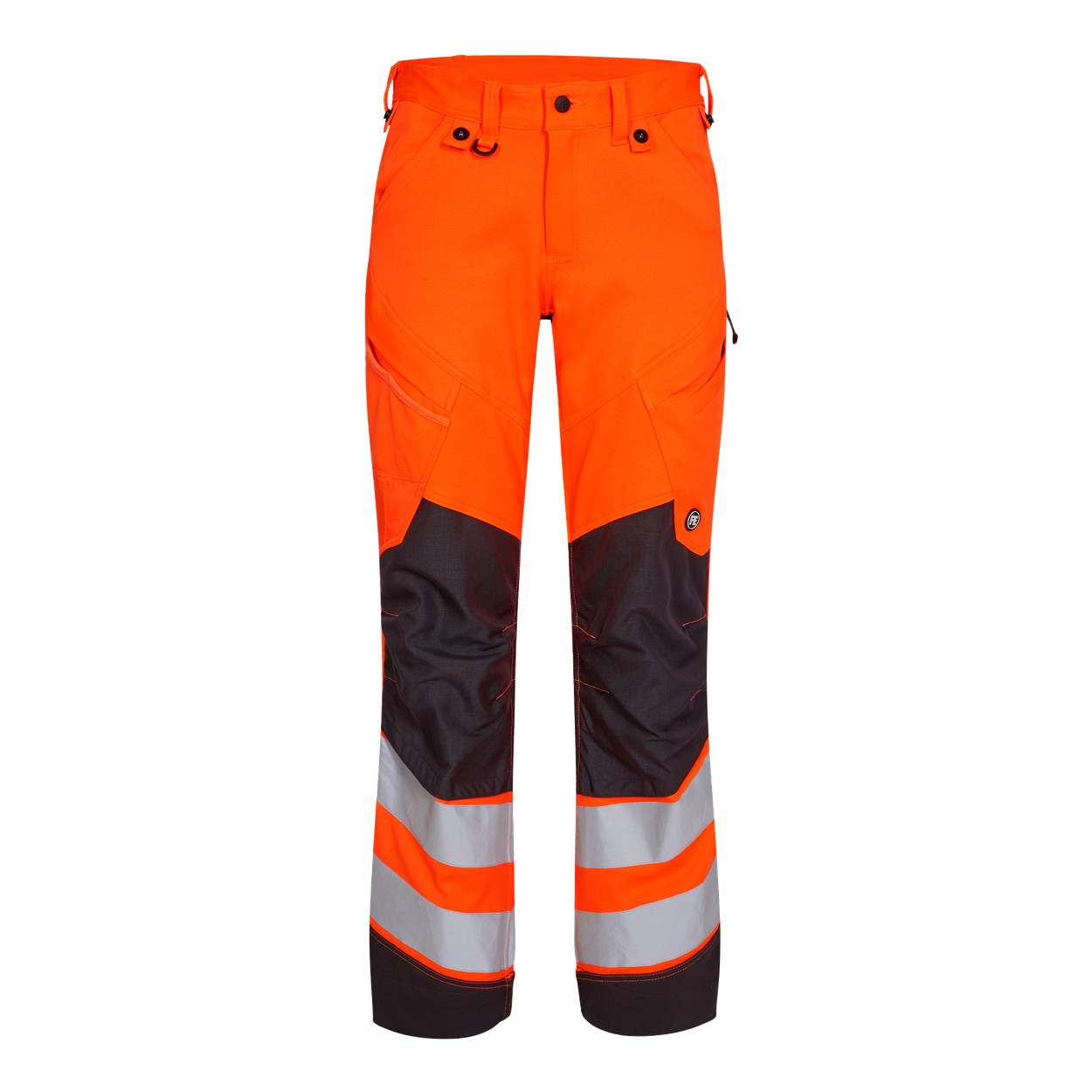 ENGEL Safety Arbeitshose mit 2-Wege-Stretch in Orange/Anthrazit Grau, Größe 26