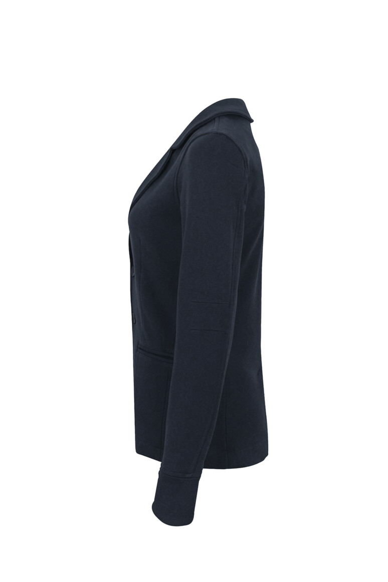 HAKRO 260 Damen Sweatblazer Premium in Tinte, Größe 3XL