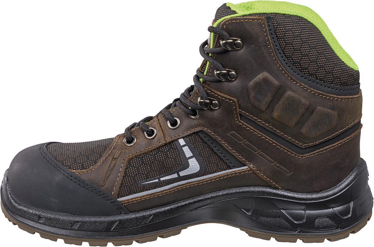 Stiefel niedrig L6315 Bremen in Schwarz/Braun, Gr. 47 von Leibwächter