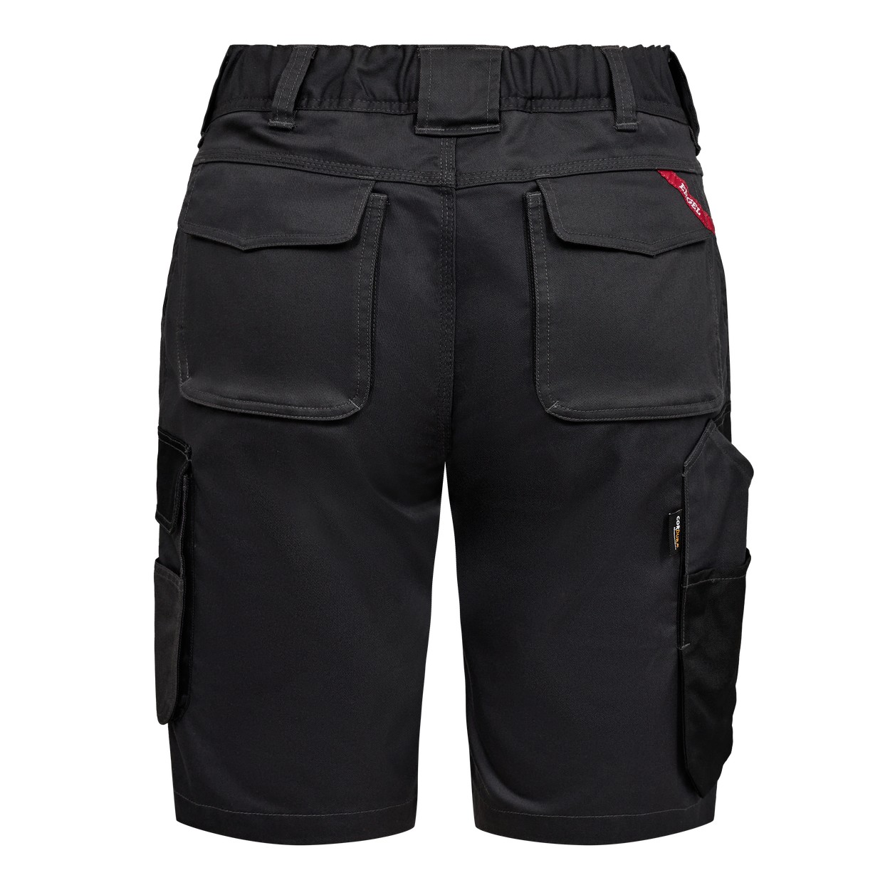 ENGEL Galaxy Damen Arbeitsshorts mit 2-Wege-Stretch in Anthrazitgrau/Schwarz, Größe 48