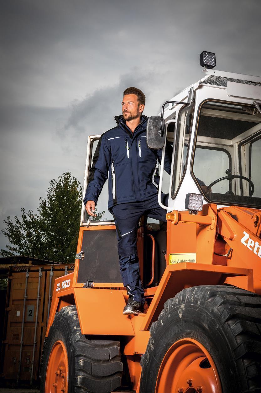 Bundhose Flex Line in Marine-Schwarz, Größe 98 von Leibwächter