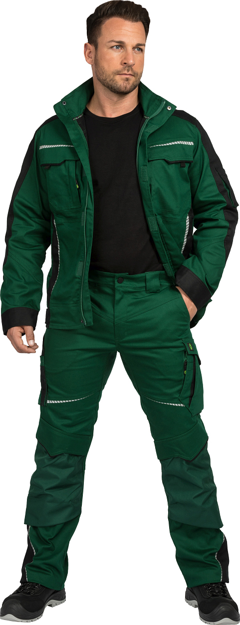 Bundjacke Flex Line Grün/Schwarz FLEXJ, Gr. 3XL von Leibwächter Bundjacke Flex Line Grün/Schwarz FLEXJ, Gr. 2XL von Leibwächter