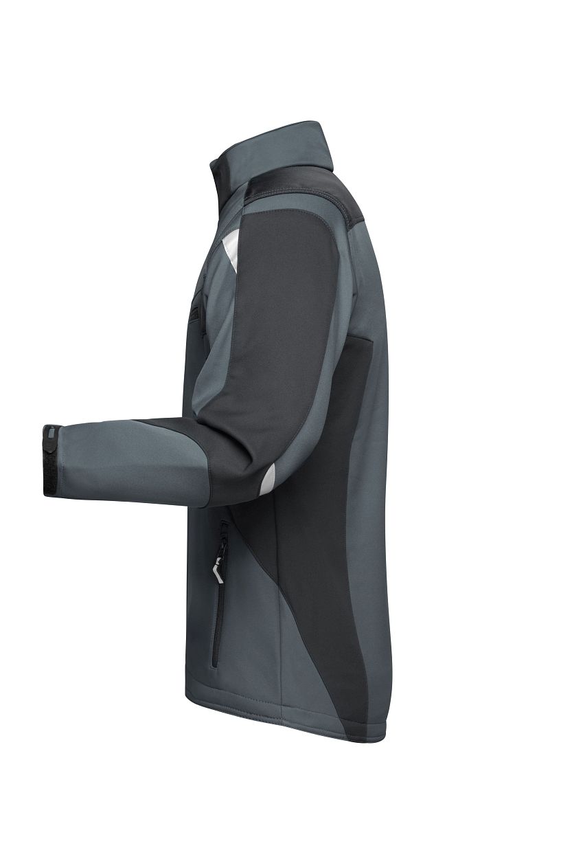 Workwear Softshell Jacket - STRONG - "JN844" in Carbon/Black, Größe 6XL - Daiber