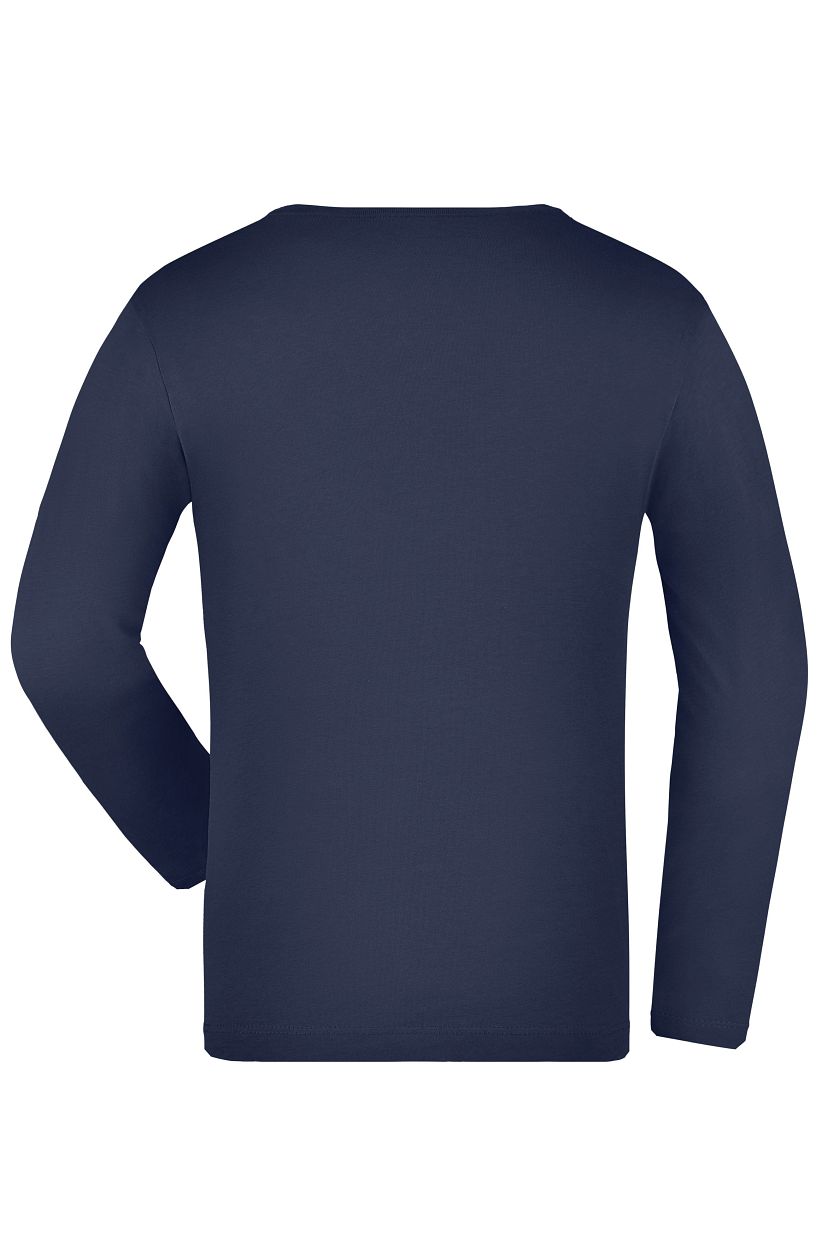 Junior Shirt Long-Sleeved Medium "JN913K" in Navy, Größe 2XL - Daiber