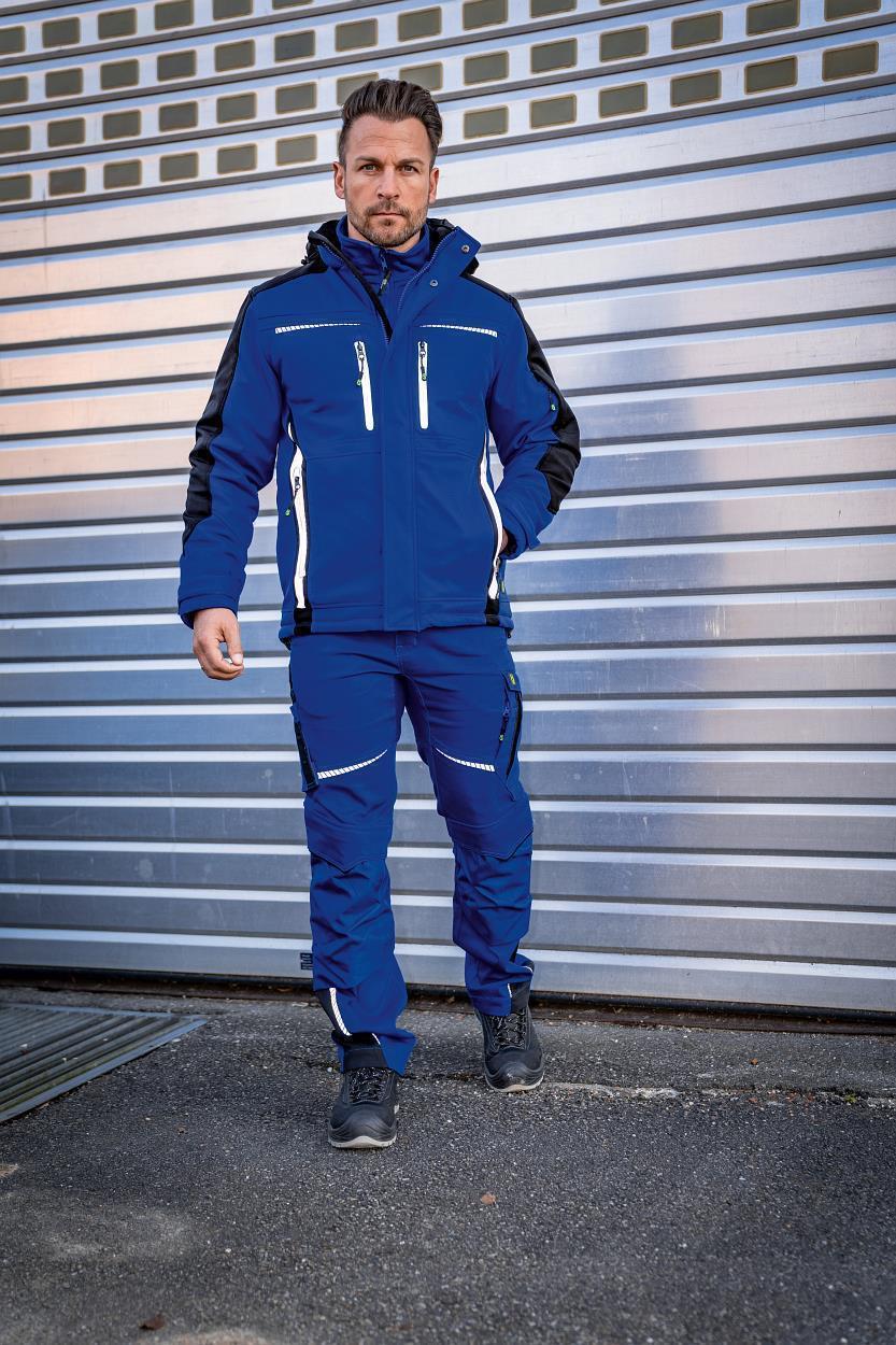 Bundhose Flex Line in Kornblau-Schwarz, Gr. 98 von Leibwächter