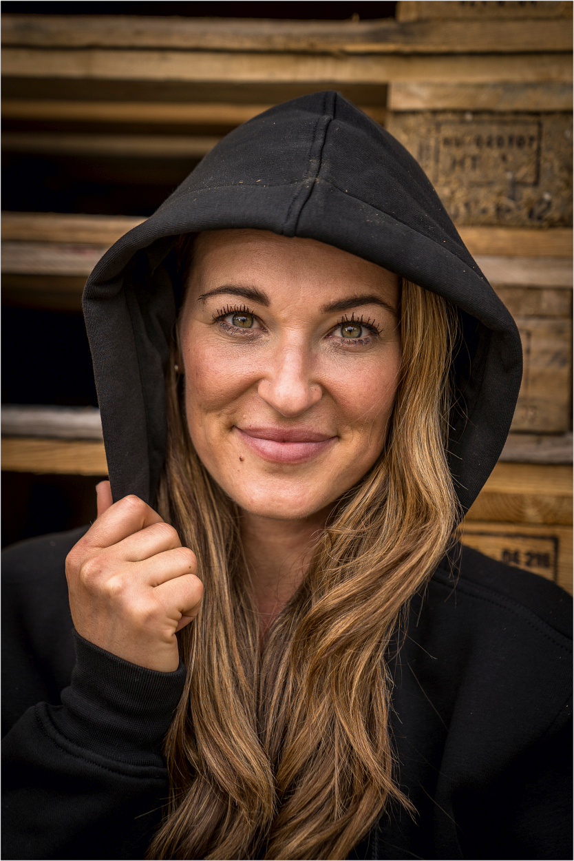 Hoodie "Toni" Flex Line Schwarz FLEXQ, Gr. 2XL von Leibwächter