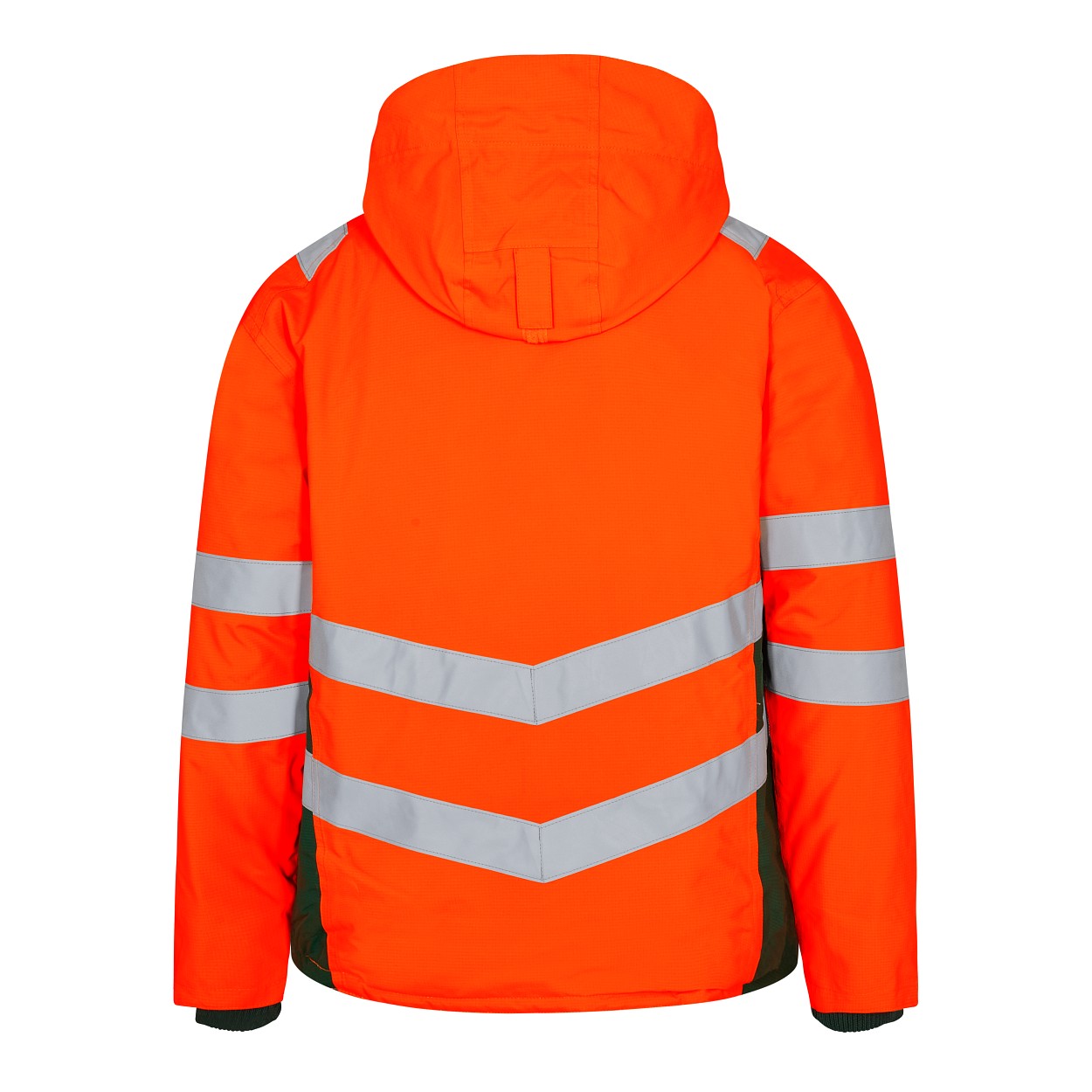 ENGEL Safety Winterjacke in Orange/Grün, Größe XS