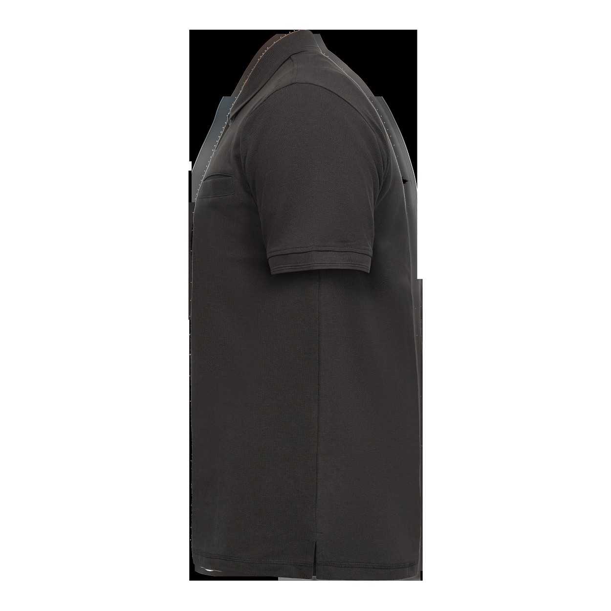 ENGEL Extend Poloshirt mit Brusttasche in Anthrazit Grau, Größe XS