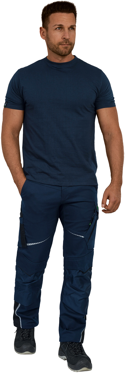 T-Shirt Rundhals "Tom" Classic Line Marine LWTR, Gr. 2XL von Leibwächter