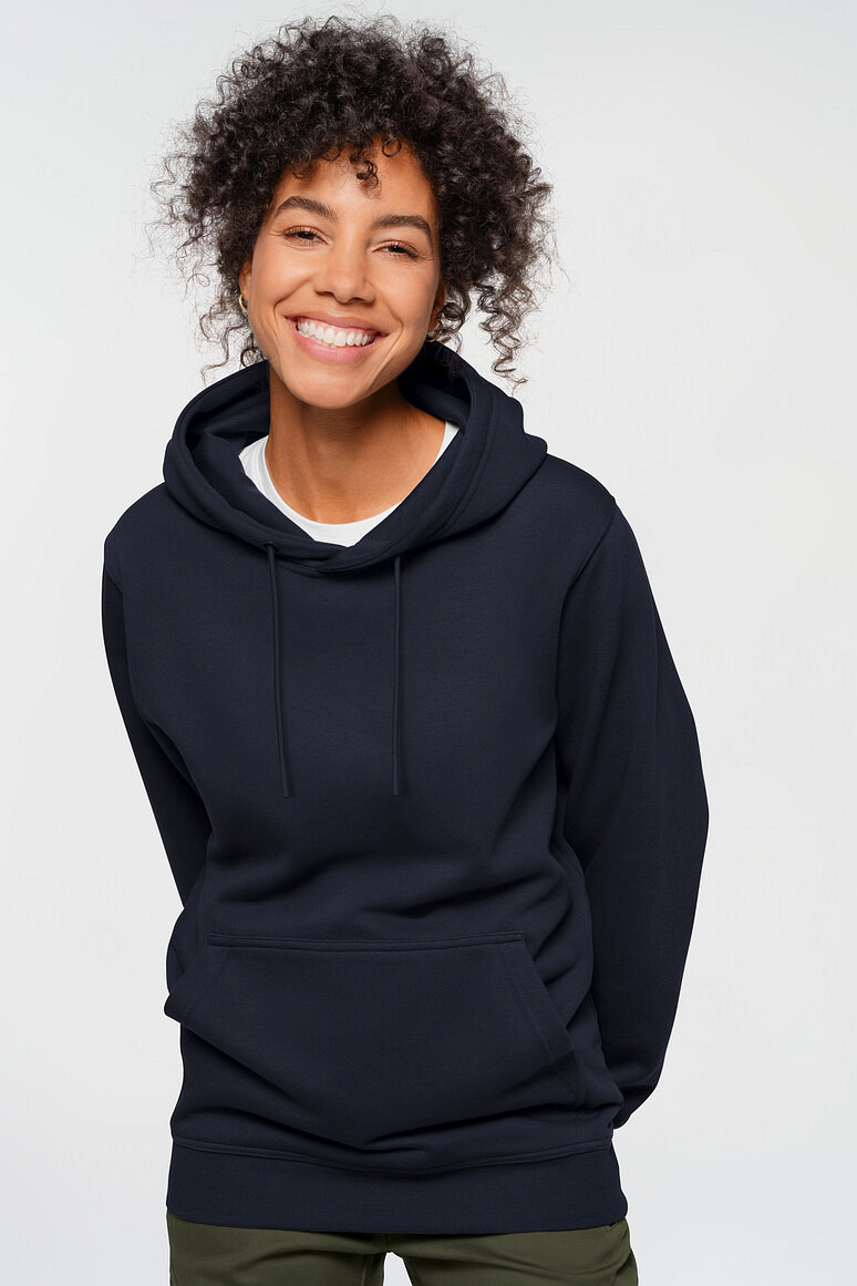 HAKRO 568 Label Free Kapuzen Sweat Heavy MIKRALINAR® ECO in tinte, Größe 6XL