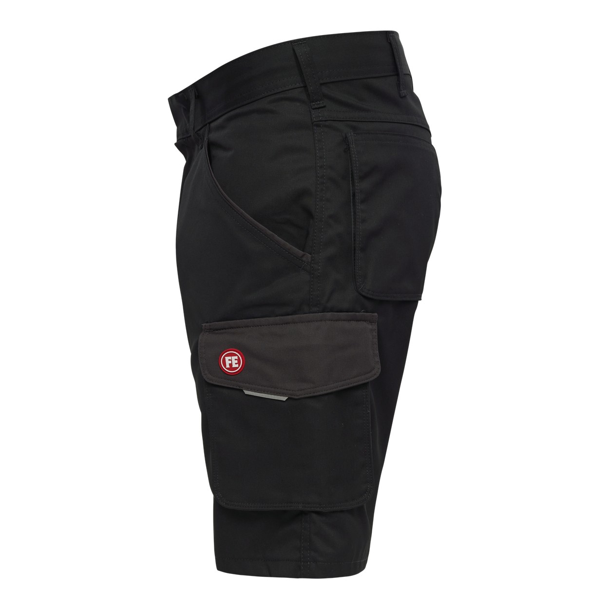 ENGEL Galaxy Light Arbeitsshorts in Schwarz/Anthrazit Grau, Größe 54