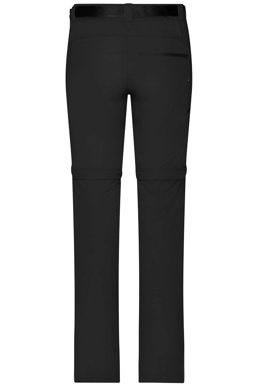 Ladies' Zip-Off Trekking Pants "JN1201" in Black, Größe 2XL - Daiber