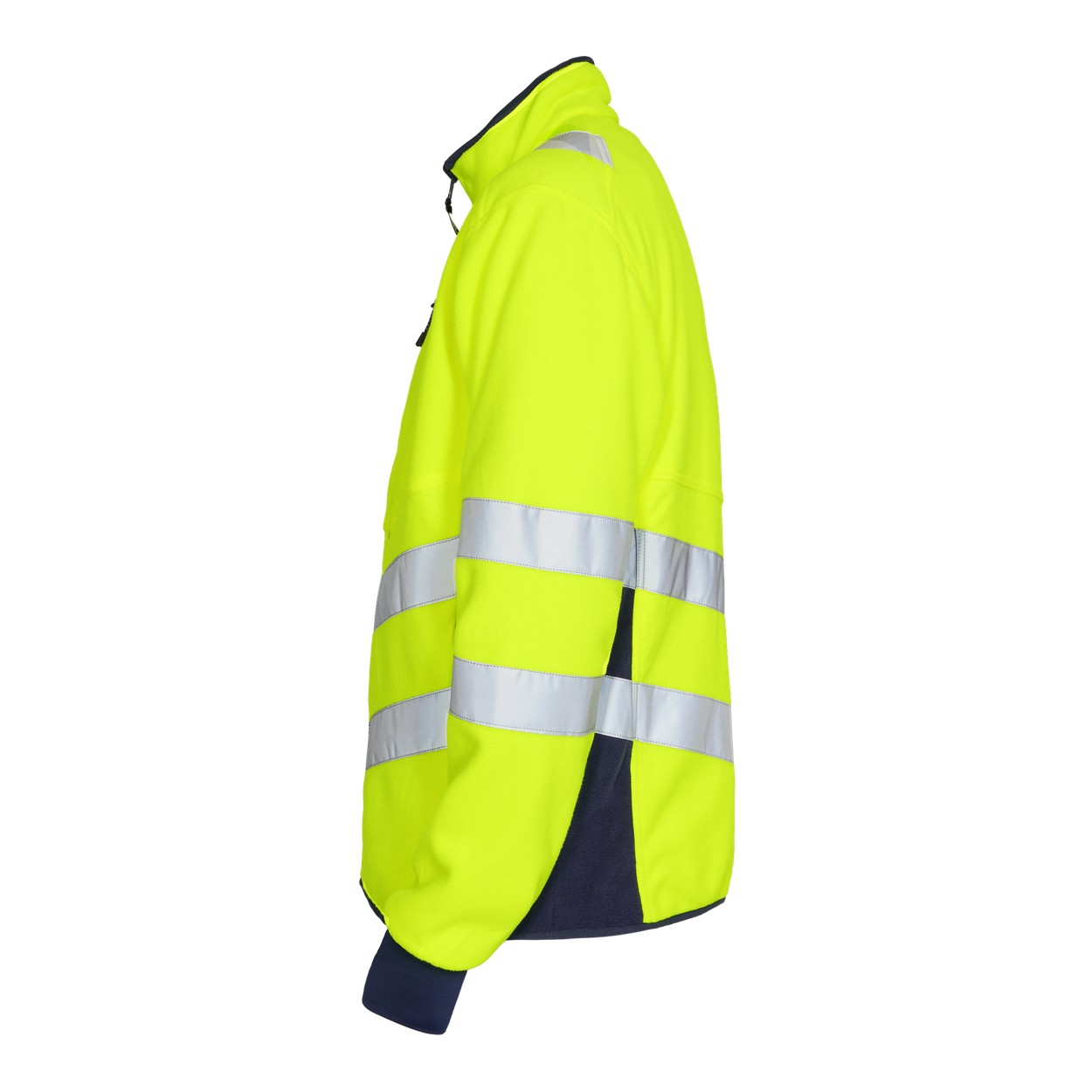 ENGEL Safety Fleecejacke in Gelb/Blue Ink, Größe XS