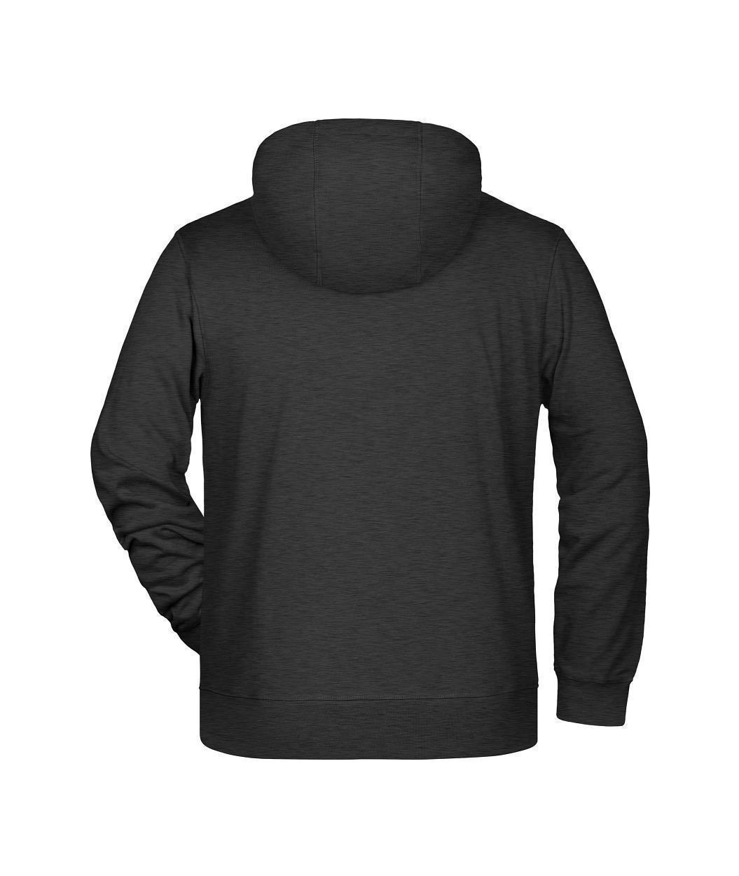 Men's Zip Hoody OCS Blended & RCS "8026" in Black-Heather, Größe 5XL - Daiber